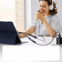 Joyroom SY-C03 USB-C į 2x USB-C 2-in-1 DAC adapteris - juodas