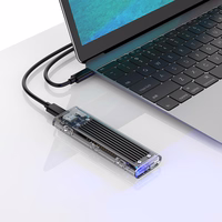 Orico TCM2-C3 M.2 NVME į USB-C 10Gb/s diskų įrenginys - juodas