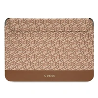 Guess GCube Stripes dėklas 16" nešiojamam kompiuteriui - rudas