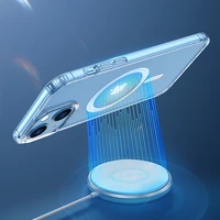 Dux Ducis Clin magnetinis dėklas telefonui iPhone 14 Plus suderinamas su MagSafe skaidrus