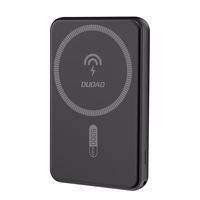 Belaidė magnetinė išorinė baterija Dudao K14S USB-C / MagSafe 20W 5000mAh (juoda)