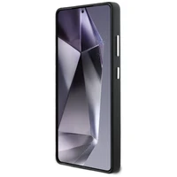 Karl Lagerfeld Saffiano Pilnai Apgaubtas Pailgintas Metalinis Logotipas Magnetinis dėklas Samsung Galaxy S25 Ultra - juodas