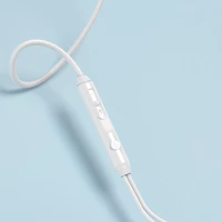 Dudao X3C įstatomos laidinės USB-C ausinės 1.2m - baltos