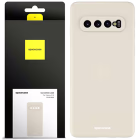 Spacecase silikoninis dėklas Galaxy S10 kaulo spalvos
