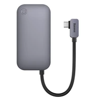 Baseus PadJoy universalus USB-C HUB planšetei / išmaniajam telefonui 4in1 USB-C - tamsiai pilkas