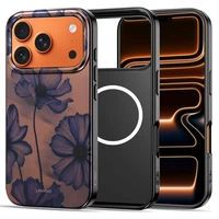 Tech-Protect Lamano MagSafe dėklas iPhone 17 Pro rudai violetinis