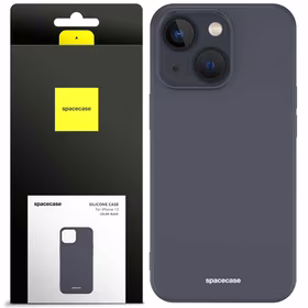 Spacecase silikoninis dėklas iPhone 13 juodas