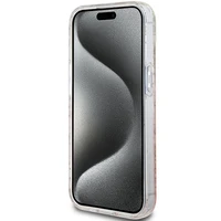 Hello Kitty IML Gradient Electrop Crowded Kitty Head dėklas telefonui iPhone 15 - rožinė