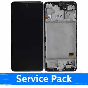Ekranas skirtas Samsung M317 M31s juodas su rėmeliu (Service Pack)