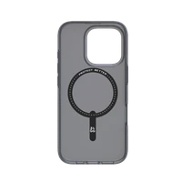 ZAGG Milan Snap dėklas telefonui su Magnetiniu iPhone 16 Pro - žalia/violetinė