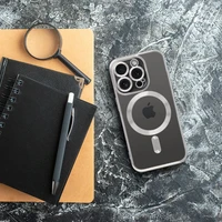 ELECTRO MAG COVER dėklas telefonui suderinamas su Magnetiniu IPHONE 15 PRO titano