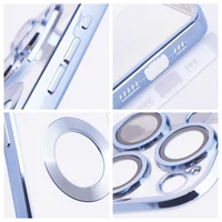 Dėklas GLAM IPHONE 15 Pro Max mėlynas