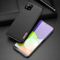 Dux Ducis Fino dėklas padengtas nailono medžiaga Samsung Galaxy A22 4G juodas