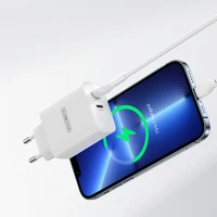 Dux Ducis Duzzona sieninis įkroviklis T4 - 2xType C - PD 35W baltas