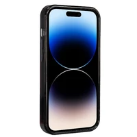Audi IML Sportinis Magnetinis dėklas telefonui iPhone 14 Pro 6.1" juodas/juodas kietas dėklas AU-IMLMIP14P-RSQ/D2-BK