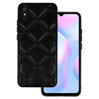 Odinis 3D dėklas telefonui Xiaomi Redmi 9A dizainas 3 juodas