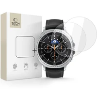 Tech-Protect Glass Fit+ 2 vnt. temperuotas stiklas skirtas Samsung Galaxy Watch 8 Classic 46 mm - skaidrus