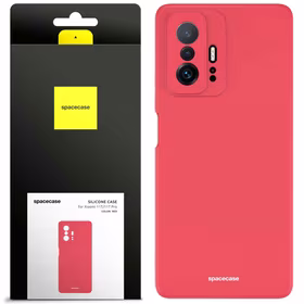 Spacecase silikoninis dėklas Xiaomi 11T/11T Pro raudonas