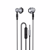 Dudao laidinės ausinės 3.5mm Mini Jack pilkos (X2C-Gray)