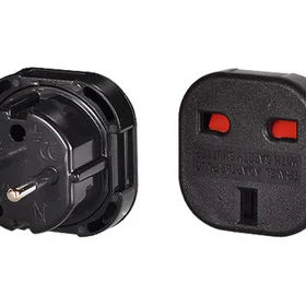 Įkroviklio adapteris - Anglija-Lenkija - juodas