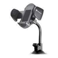 FORCELL F-GRIP Oval 17 cm automobilio laikiklis priekinio stiklo / prietaisų skydelio / oro angai juodas