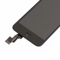 ekranas + lietiminis AAA QUALITY TIANMA GLASS IPHONE 5C juodas