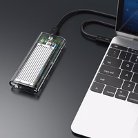 Orico TCM2-C3 M.2 NVME į USB-C 10Gb/s diskų įrenginys - pilkas