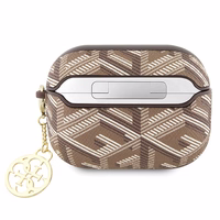 Guess GUAPPGCE4CW dėklas AirPods Pro - rudas GCube Charm