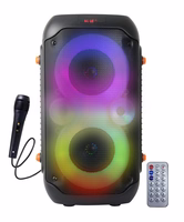 Esperanza EP156 BT FM LED RGB KARAOKE garsiakalbis juodas 20W