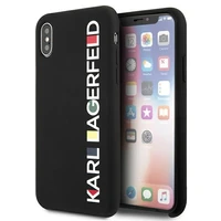 Karl Lagerfeld Blizgus Bauhaus iPhone X/XS Dėklas - juoda