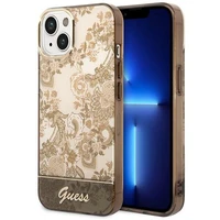 Guess GUHCP14MHGPLHC iPhone 14 Plus 6.7 "ochra kietas dėklas Porcelain Collection