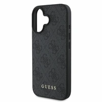 Guess 4G Classic dėklas telefonui iPhone 16 - juodas