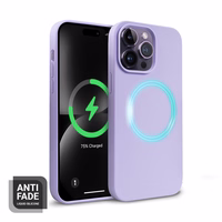 Crong Color Cover Magnetic - iPhone 14 Pro Max MagSafe dėklas (violetinis)