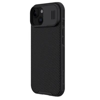 Nillkin CamShield Pro magnetinis dėklas telefonui iPhone 15 Plus su kameros apsauga - juodas