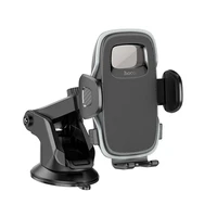 HOCO automobilinis laikiklis priekinio stiklo / centrinės konsolės H15 tamsios nakties juodas