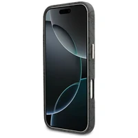 GUESS case for IPHONE 17 Pro Max compatible with MagSafe GUHMP17X5P4FWMSK (PU FW 4G Script) black