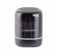 Esperanza EP154 BT FM LED RGB garsiakalbis juodas 3W