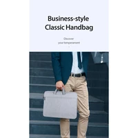 DUX DUCIS krepšys LBTC nešiojamam kompiuteriui 15.5-16" Horizontalus rankinis krepšys šviesiai pilkas