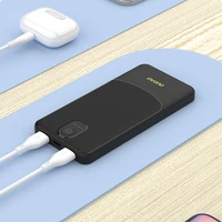 Išorinė baterija Dudao K10 10000mAh 2.4A 2 x USB-A - balta