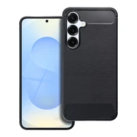 Anglies pluošto dėklas telefonui SAMSUNG S25 - juodas