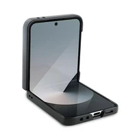 DKNY Checkered Pattern Printed Stripes Dėklas telefonui Samsung Galaxy Z Flip 6 - rožinis