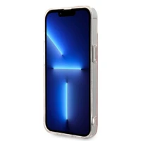 Rinkinys Guess GUBPP14SH4EACSP dėklas + įkroviklis iPhone 14 6.1" rožinis/kietas dėklas 4G Spausdinimas Magnetinis