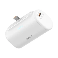 Išorinė baterija Baseus Compact 5000mAh, 20W, USB-C (balta)