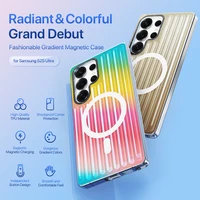 Dėklas Dux Ducis Zest Samsung S938 S25 Ultra Gradient Rainbow