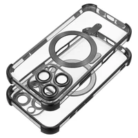 Dėklas ANTISHOCK ELECTRO IPHONE 17 Pro suderinamas su MagSafe juodas