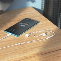 HOCO laidinės ausinės Type C su mikrofonu M93 baltos