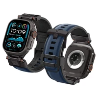 Spigen DuraPro Armor laikrodžio dėklas Apple Watch 6/7/8/9/10/SE/ Ultra 1/2 (44/45/46/49mm) (m) - tamsiai mėlynas (m)