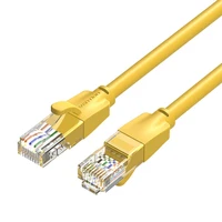 Tinklinis laidas UTP CAT6 Vention IBEYF RJ45 Ethernet 1000Mbps 1m geltonas