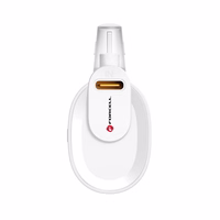 Išorinė baterija Forcell F-Energy Power Plug F5K3 PD 20W 5000 mAh su įmontuotu jungtimi Lightning balta