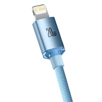 Baseus CAJY001303 Lightning - USB-C PD kabelis 20W 480Mb/s 1.2m mėlynas